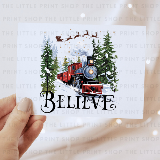 Believe - DTF Transfer Decal
