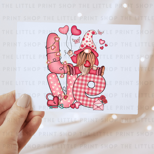 LOVE - DTF Transfer Decal