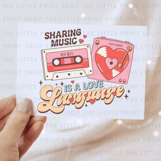 Love Language - DTF Transfer Decal