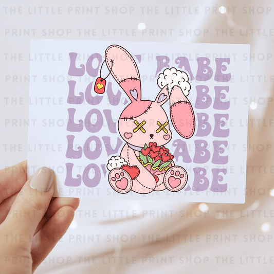 Love Babe - DTF Transfer Decal