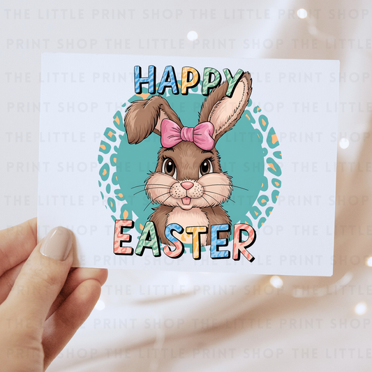Happy Easter Bunny - DTF Transfer Decal