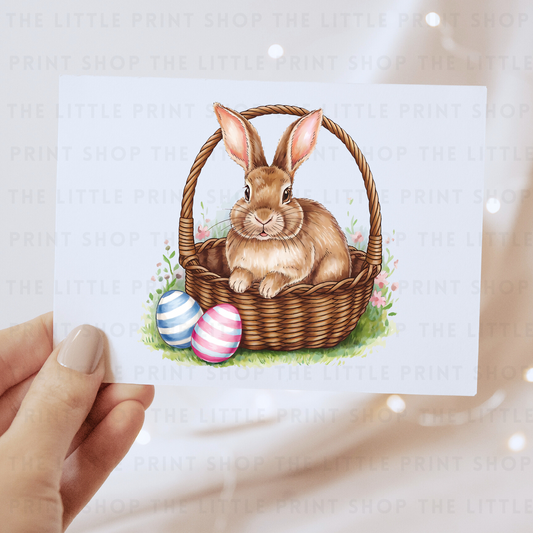 Bunny Basket - DTF Transfer Decal