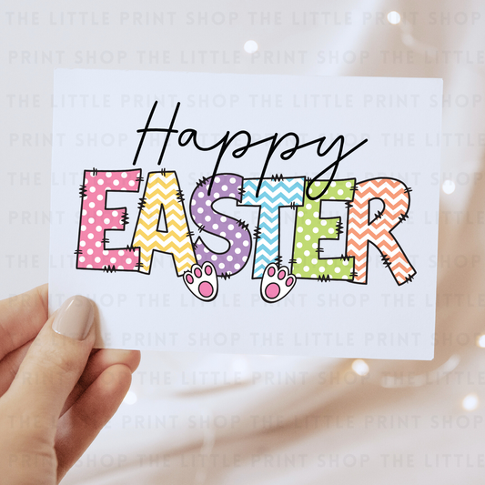 Happy Easter - DTF Transfer Decal