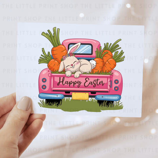 Easter Truck - DTF Transfer Decal