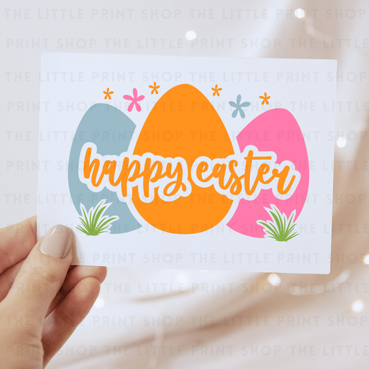 Happy Easter - DTF Transfer Decal