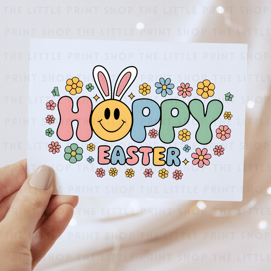 Hoppy Easter - DTF Transfer Decal