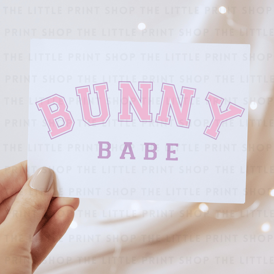 Bunny Babe - DTF Transfer Decal