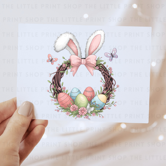 Easter Wreath - DTF Transfer Decal