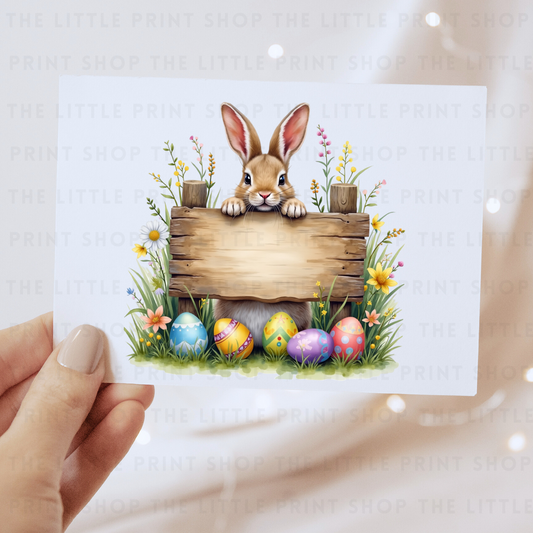 Easter Sign - DTF Transfer Decal