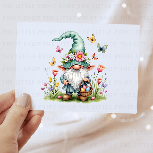 Spring Gnome - DTF Transfer Decal