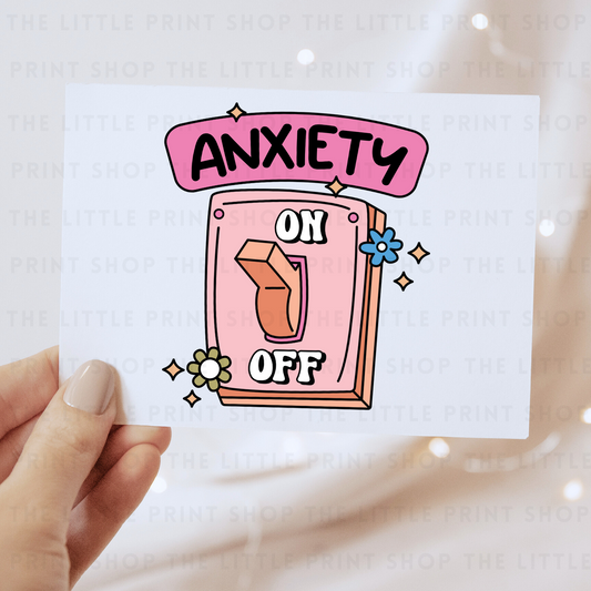 Anxiety - DTF Transfer Decal