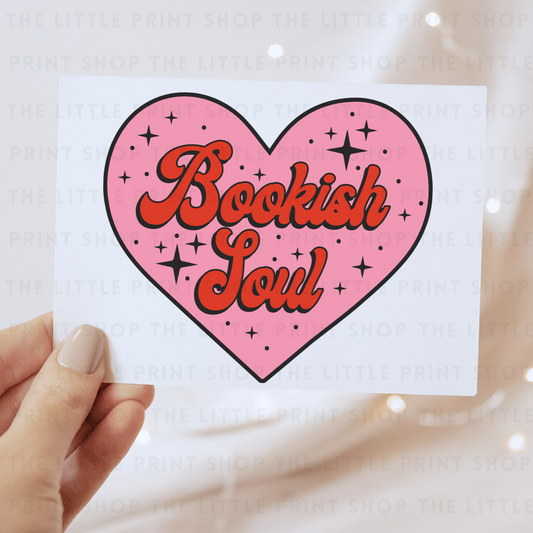 Bookish Soul - DTF Transfer Decal