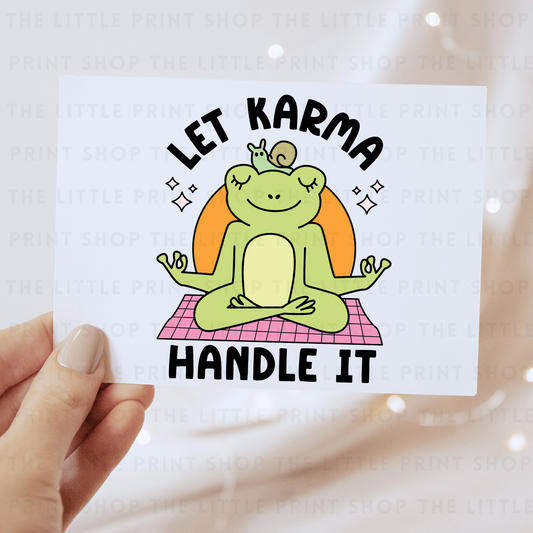 Karma - DTF Transfer Decal