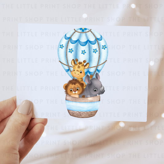 Blue Balloon - DTF Transfer Decal