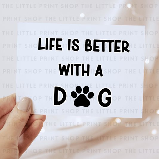 Life Is Better - DTF Transfer Decal