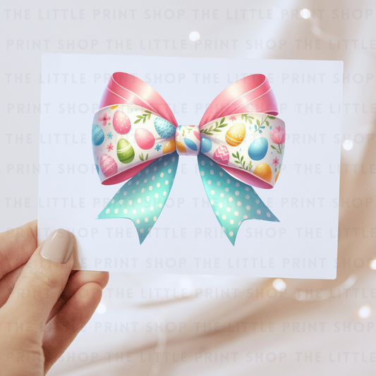 Easter Bow - DTF Transfer Decal
