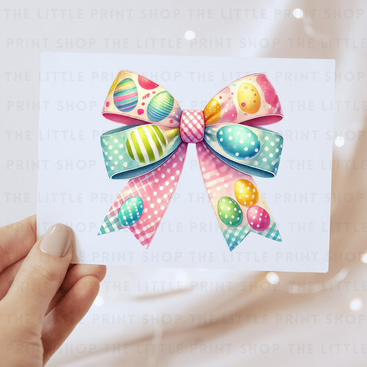 Easter Bow - DTF Transfer Decal