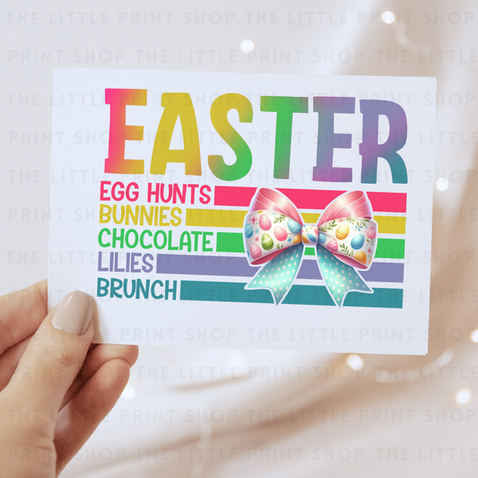 Easter - DTF Transfer Decal