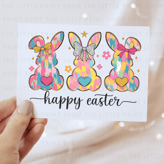 Happy Easter - DTF Transfer Decal