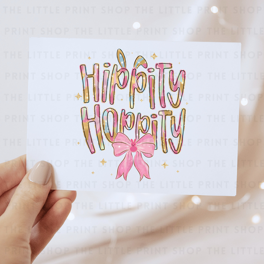 Hippity Hoppity - DTF Transfer Decal