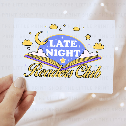 Readers Club - DTF Transfer Decal