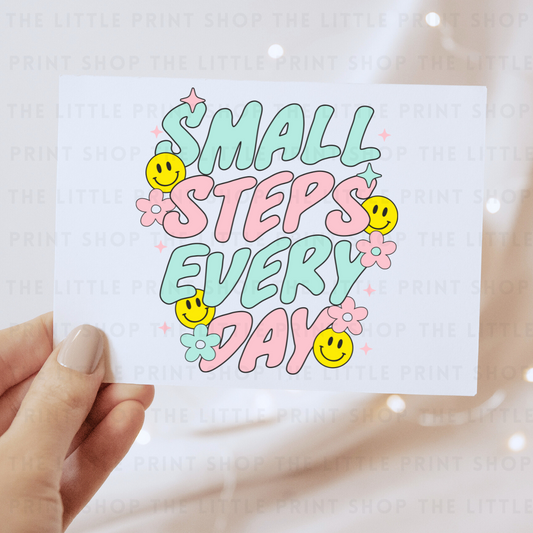 Small Steps - DTF Transfer Decal