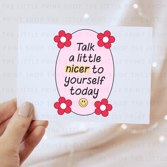 Talk A Little Nicer - DTF Transfer Decal