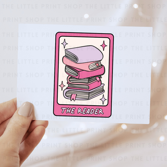 The Reader - DTF Transfer Decal