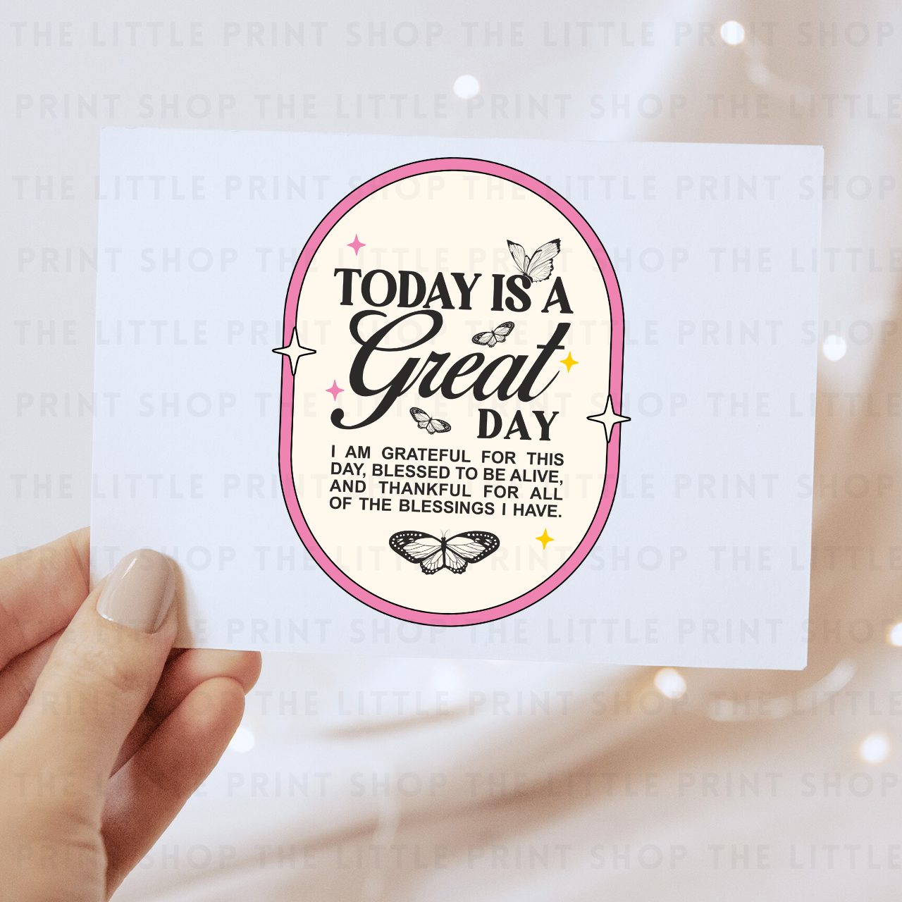 Today Is Great Day - DTF Transfer Decal