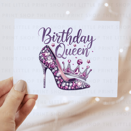 Birthday Queen - DTF Transfer Decal