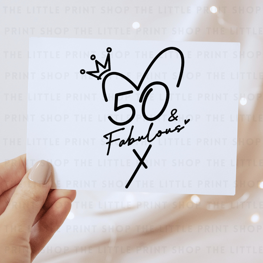 50 - DTF Transfer Decal