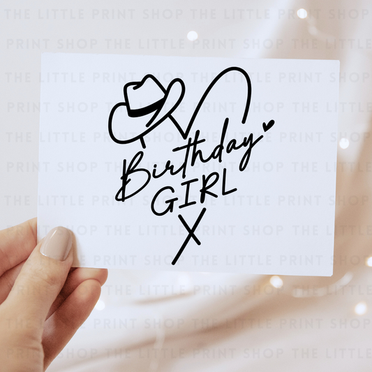 Birthday Girl - DTF Transfer Decal