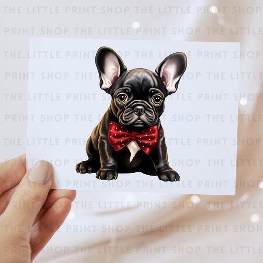 Dog Bow - DTF Transfer Decal