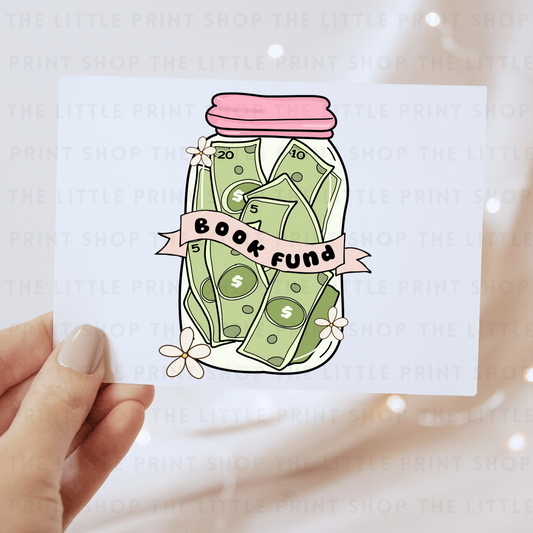 Book Fund - DTF Transfer Decal
