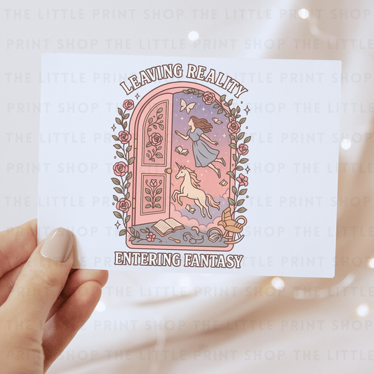 Entering Fantasy - DTF Transfer Decal