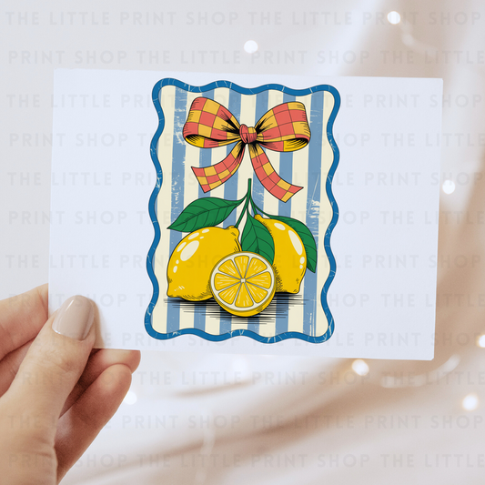 Lemon Stamp - DTF Transfer Decal