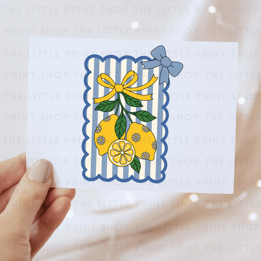 Lemon Stamp - DTF Transfer Decal