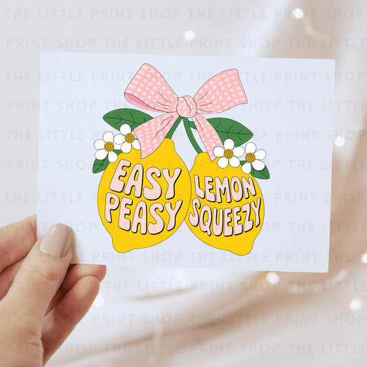 Lemons - DTF Transfer Decal