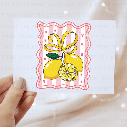 Lemon Stamp - DTF Transfer Decal