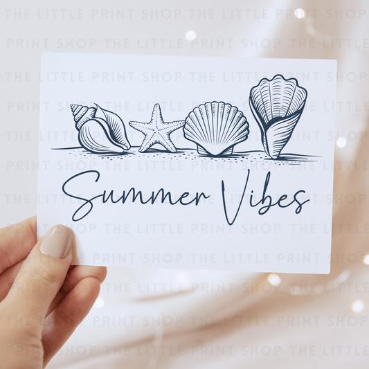 Summer Vibes - DTF Transfer Decal