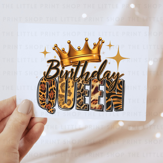 Birthday Queen - DTF Transfer Decal