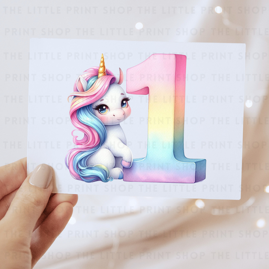 Unicorn - #1 - DTF Transfer Decal