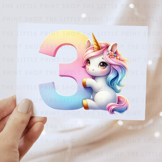 Unicorn - #3 - DTF Transfer Decal