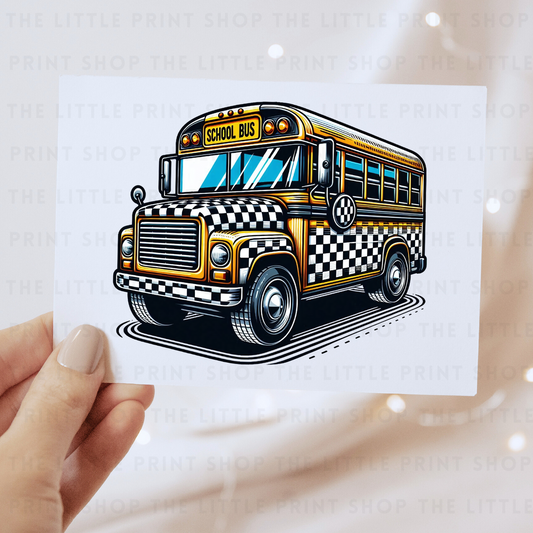 School Bus - DTF Transfer Decal