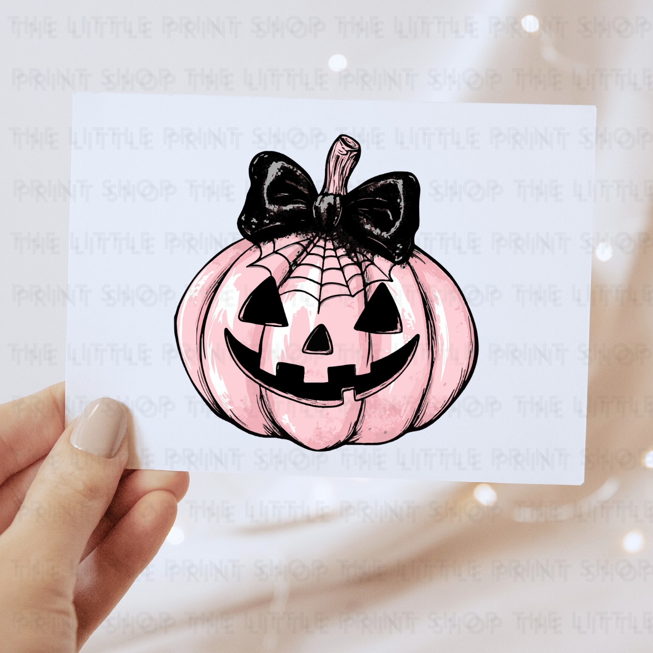 Pink Pumpkin - DTF Transfer Decal