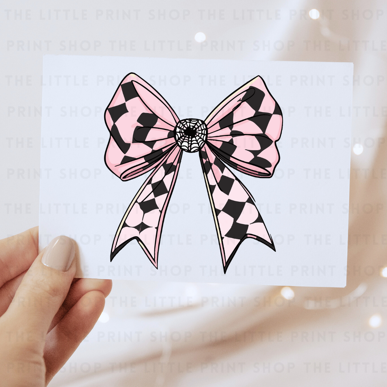 Pink Bow - DTF Transfer Decal