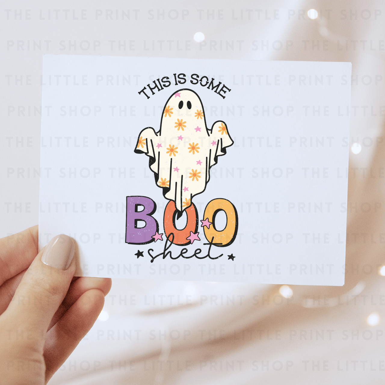 Boo Sheet - DTF Transfer Decal
