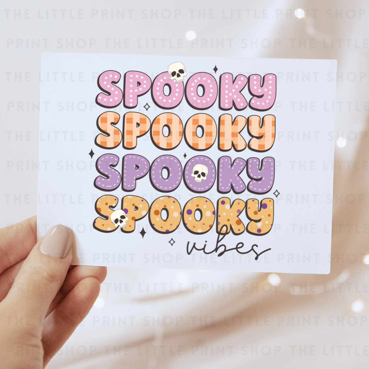 Spooky Vibes - DTF Transfer Decal