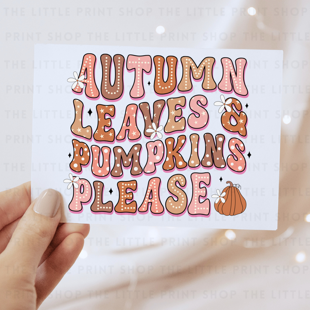 Autumn Leaves - DTF Transfer Decal