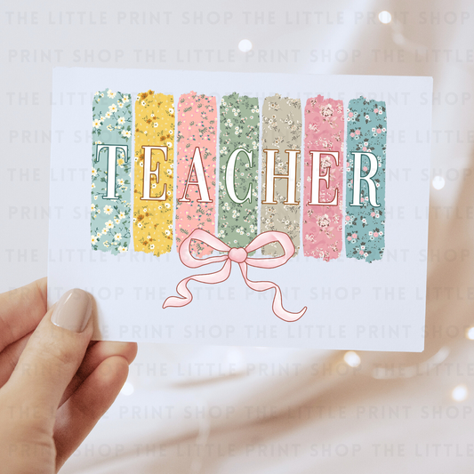 Teacher - DTF Transfer Decal